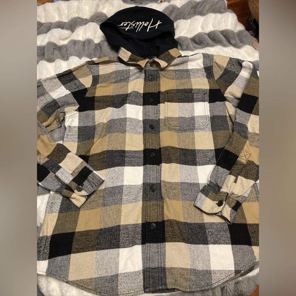 Men’s Holister Button Up Plaid Flannel